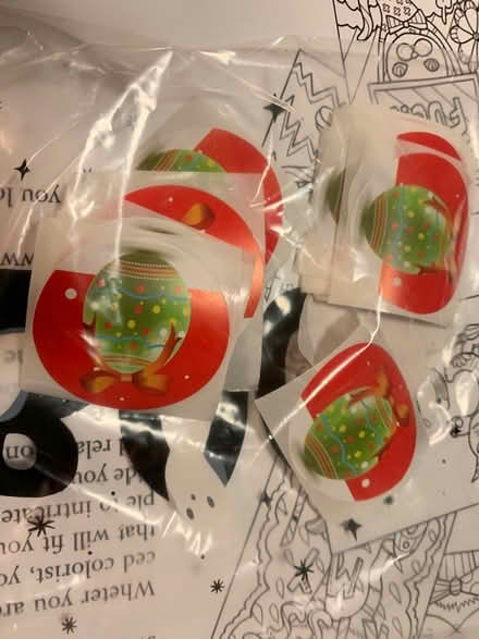 Photo of free 25+ Christmas stickers/ seal (North Seattle) #1