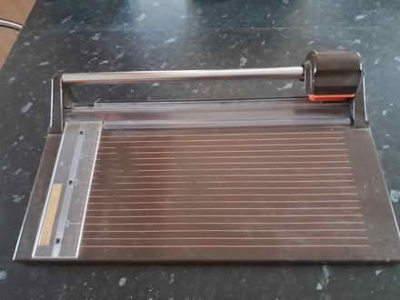 Photo of free Guillotine - paper cutter (Blue Anchor) #1