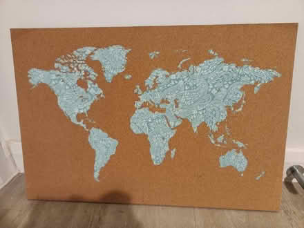 Photo of free World map pin board (Cheetham Hill M8) #2