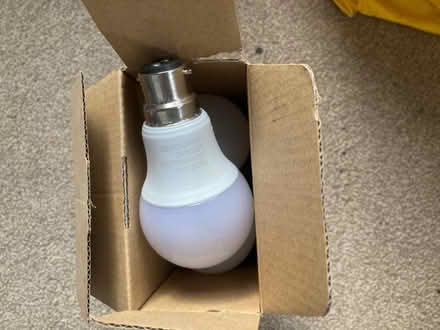 Photo of free 3 bayonet fitting light bulbs (Hildenborough TN10) #1