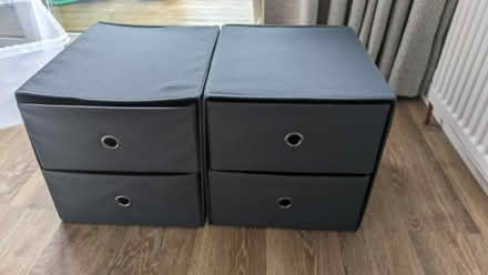 Photo of free 2 x Kallax Storage Boxes with drawers (Bramley LS13) #1