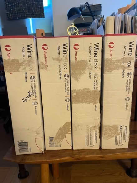 Photo of free Cardboard wine box mailers (4) (Bronx - 10471) #1