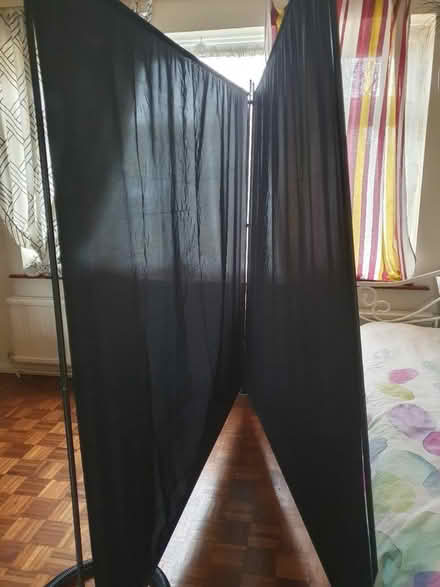 Photo of free Black material room divider (Bexhill) #2