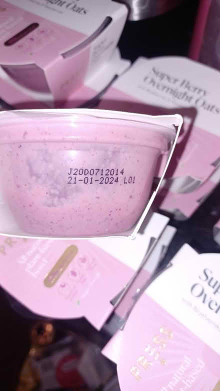 Photo of free 15 x Raspberry overnight oats (SE27 West norwood) #1