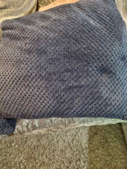 Photo of free Blue throw pillow 6 pcs (SW16) #2