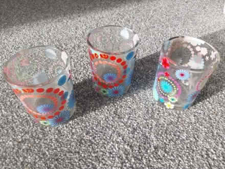 Photo of free 3 glass tea light holders (New Duston) #1