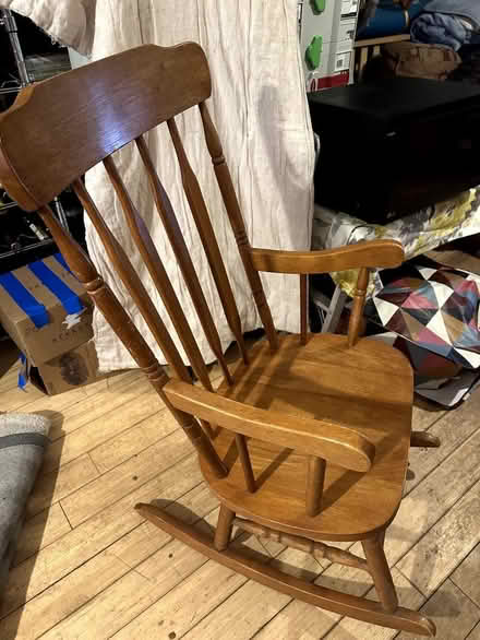 Photo of free wood rocking chair (Charminster BH9) #1