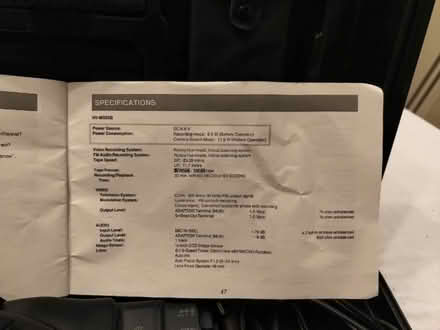 Photo of free Panasonic NV-MS50B Camcorder Video Camera & Accessories (Burleigh GL5) #3