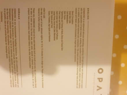 Photo of free Opatra LED skincare machine (Farncombe near Guildford) #3
