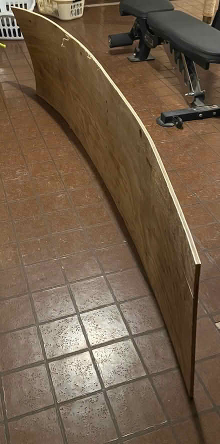 Photo of free Bowed Half Sheet ~1/2” PT Plywood (Arlington Near Stratton) #1