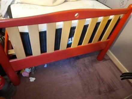 Photo of free Single bed frame and good mattress (Eaton NR4) #1