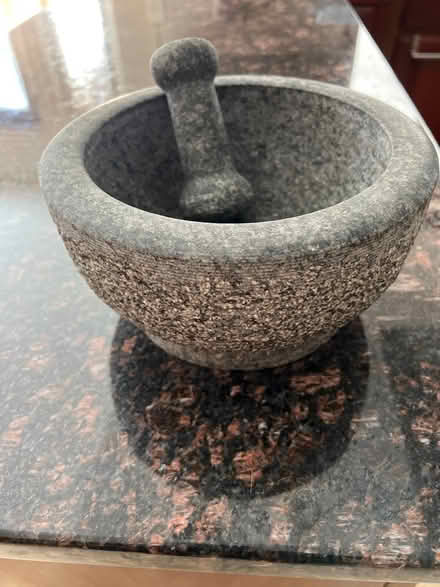 Photo of free Granite spice grinder bowl (Ballpond area) #2