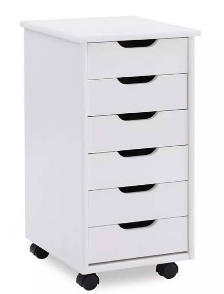 Photo of free Rolling storage cart with drawers (Winsted) #3