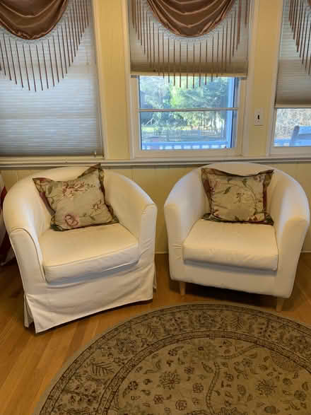 Photo of free Club chairs, set of two (Burlington, MA) #1