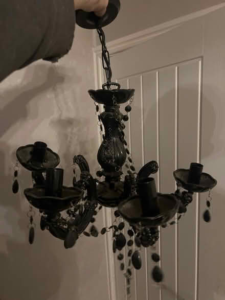 Photo of free Black gothic chandelier (PR5 lostock hall) #3