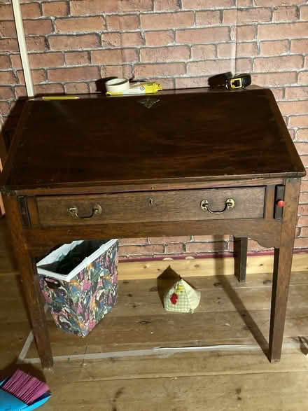 Photo of free Wooden desk (Pontypridd) #1