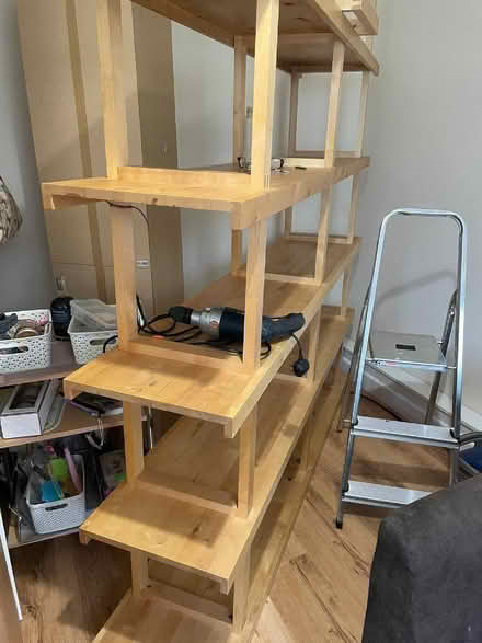 Photo of free Shelving unit open ended up to 6 shelves (Laindon SS16) #3