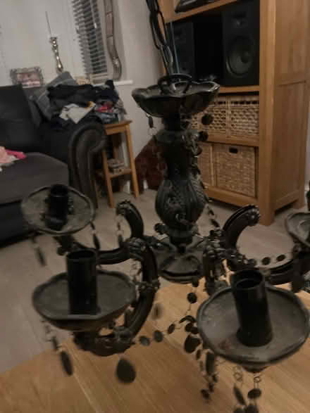Photo of free Black gothic chandelier (PR5 lostock hall) #2