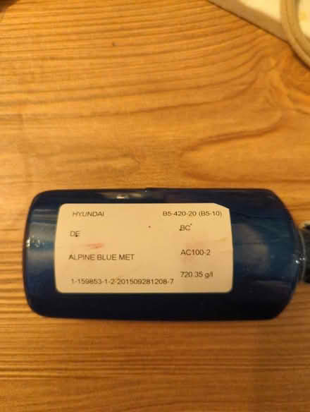 Photo of free Blue touch up car paint (Lanchester) #1