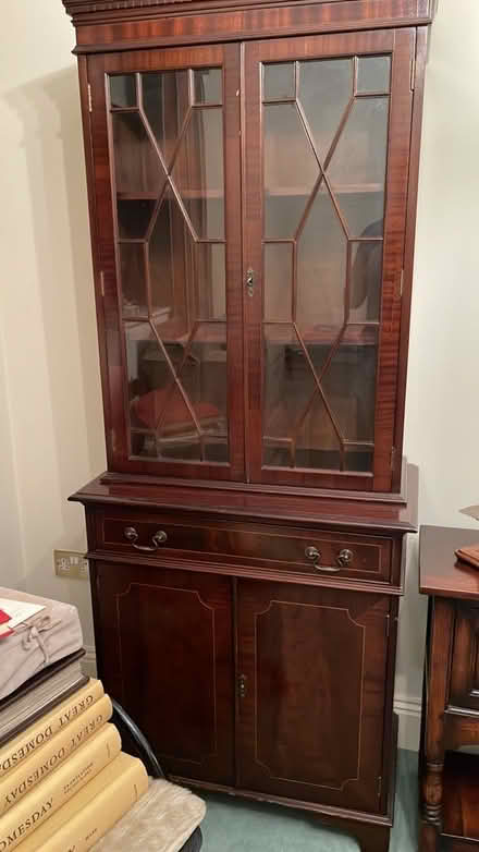 Photo of free Mahogany bookcase dresser (BH14) #1
