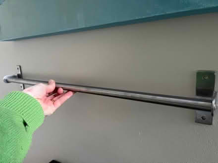 Photo of free IKEA wall mounted metal bar (Barton upon Irwell M30) #2