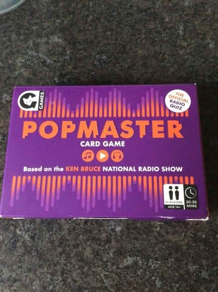 Photo of free Pop master card game, new (Leasowe CH46) #1