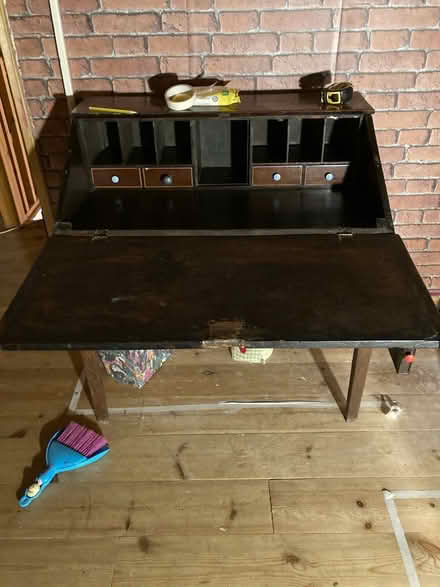 Photo of free Wooden desk (Pontypridd) #2