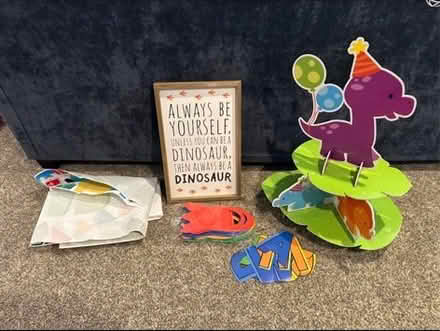 Photo of free 1st birthday dinosaur decoration (New Fairfield, CT) #1