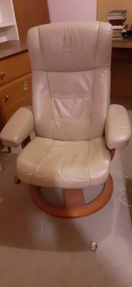Photo of free Light brown coloured swivel chair (Southminster CM0) #1