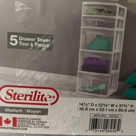 Photo of Plastic Drawer Tower (Winston Churchill & Britannia) #1