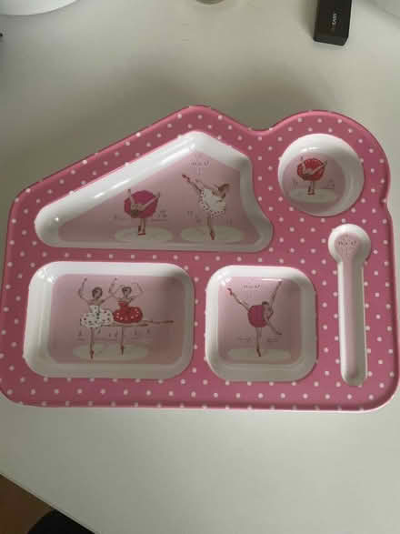 Photo of free Cath Kidston sectioned children’s plate (Waterlooville PO8) #1