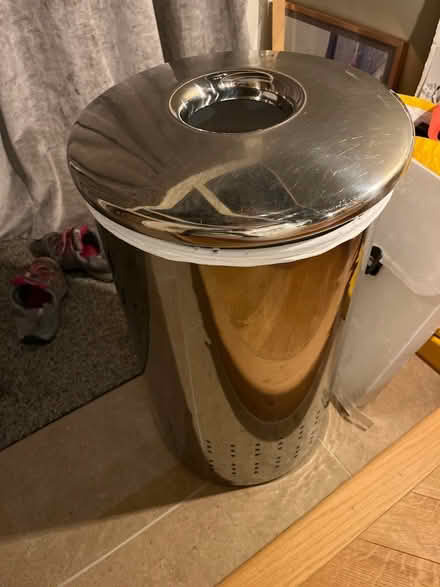 Photo of free Silver laundry basket (Teddington TW11) #1