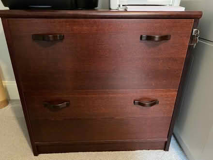 Photo of free Wooden Filing Cabinet (Lansdown) #2