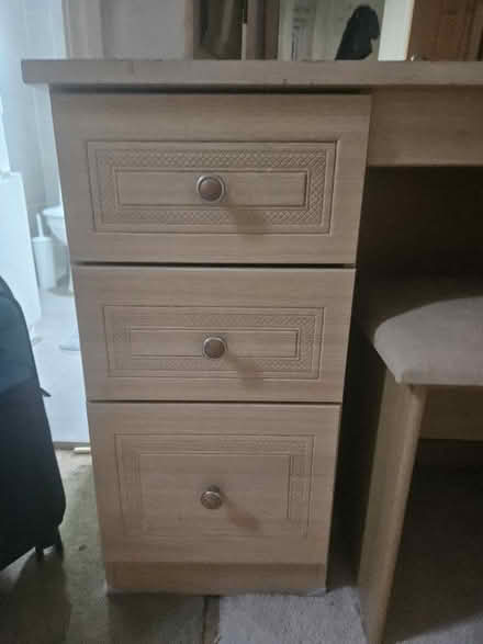 Photo of free Dressing table with stool &mirror (LS8 (Roundhay)) #1