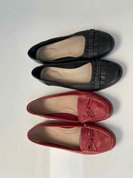 Photo of free Size 7 leather slip on shoes (Woodford Green IG8) #1