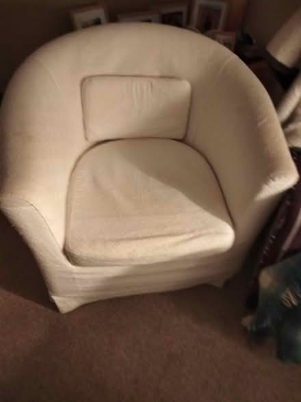 Photo of free Cream bucket chair (Paddock Wood TN12) #1