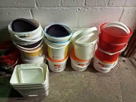 Photo of free Plastic buckets & lids, & trays (Pontefract) #2