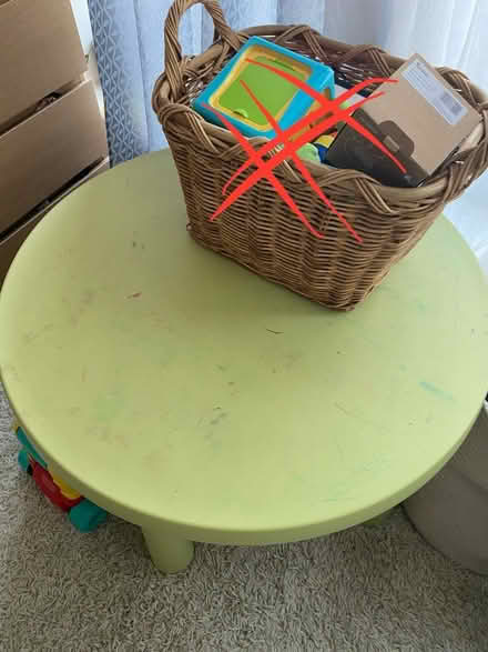 Photo of free Ikea kids table (E15 Stratford) #2