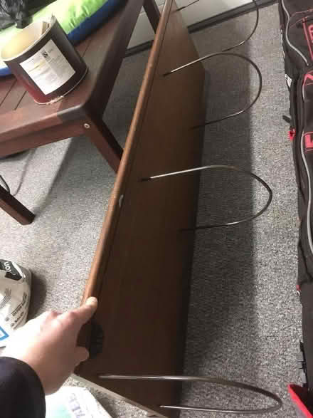 Photo of free Wooden shelf with separators (Barrow nr Whalley BB7) #1