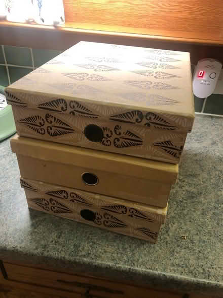 Photo of free 3 cardboard storage boxes (Little Shelford) #1
