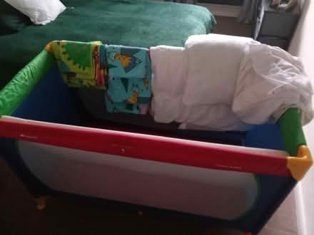 Photo of free Cot bed,with mattress, (Wood Farm OX3) #1