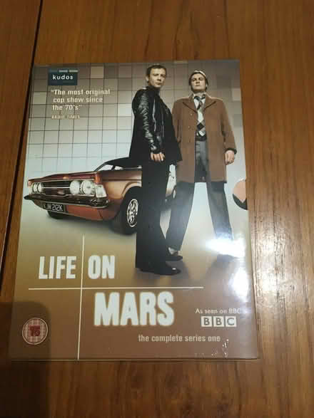 Photo of free box set dvd life on mars brand new (near leigh sinton road) #1