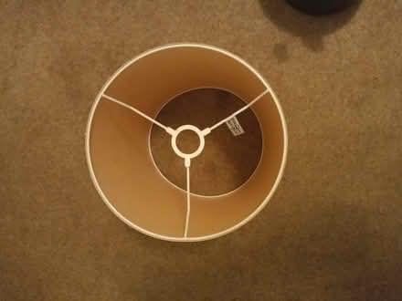 Photo of free Lampshade frame with lining 1970s style (Sale M33) #1