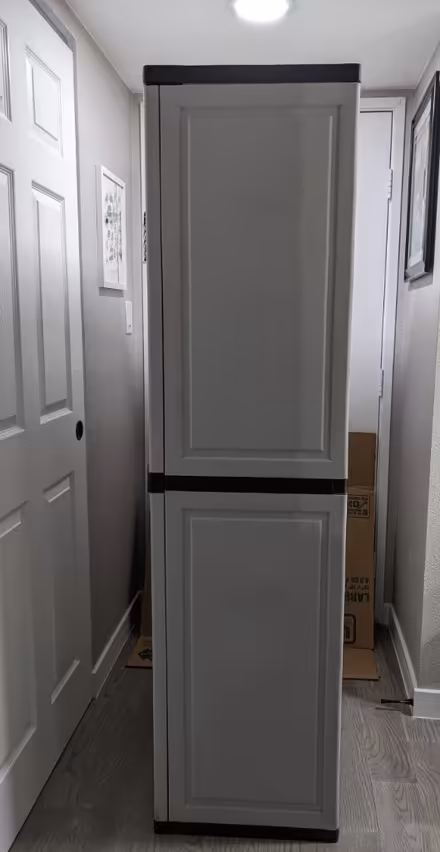 Photo of free Outdoor storage cabinet / shed (Hampden South) #1