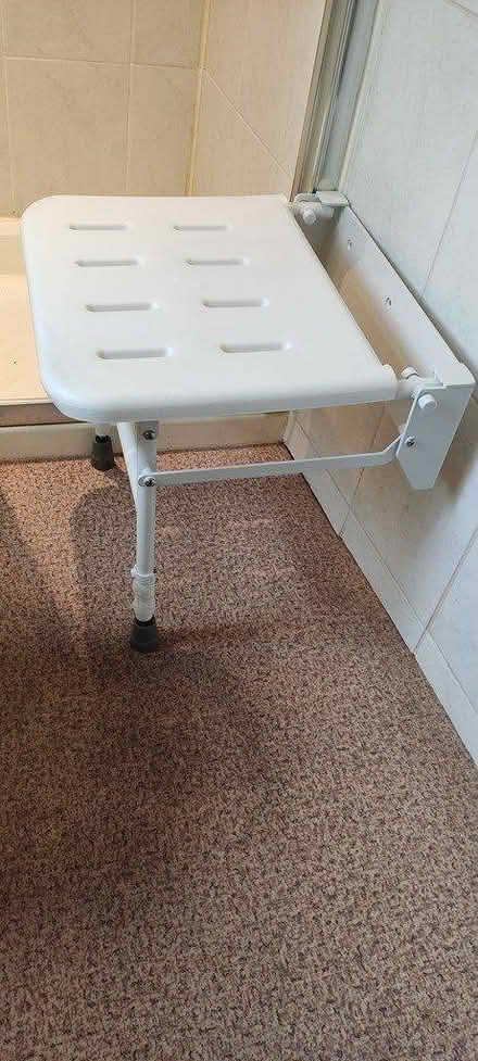 Photo of free Wall mounted fold shower seat - new (Kendal LA9) #1