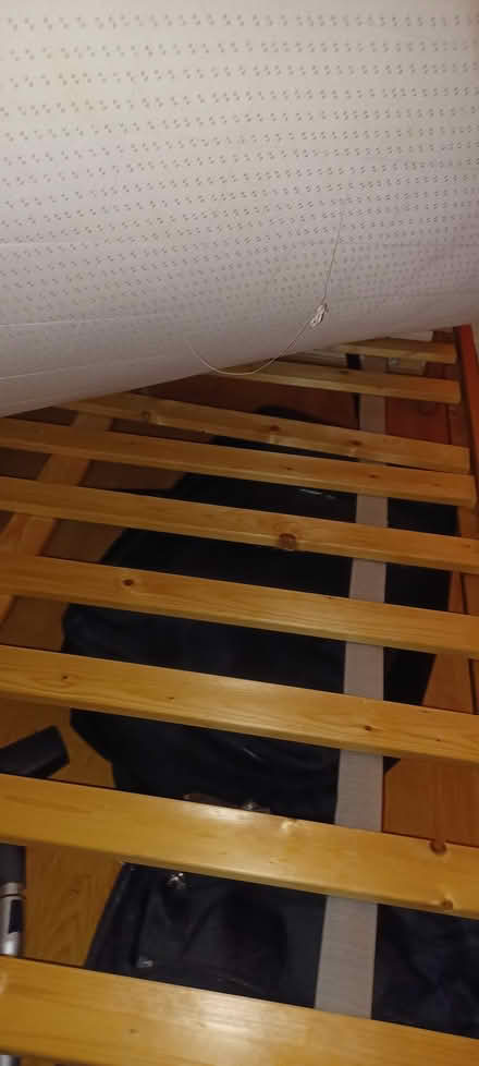 Photo of free Pine double bed with memory foam (Wickford) #3