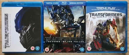Photo of free Transformers - First 3 Movies on Blu-ray (1080p) (Chiswick W4) #1