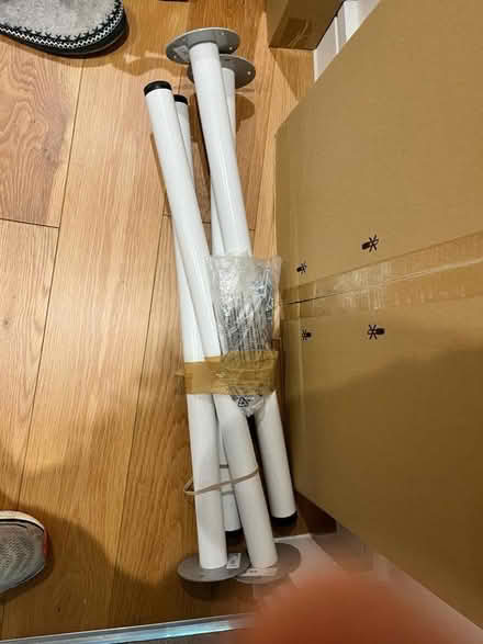 Photo of free Ikea desk legs 4 pieces (Clapham Park SW4) #1