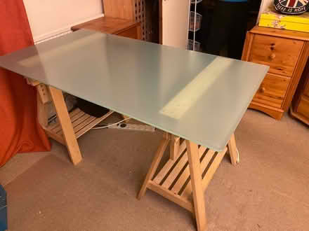 Photo of free IKEA Glasholm /Finnvard table (Alconbury) #1