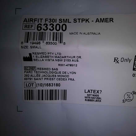 Photo of Airfit F30i M mask & F30l S Frame (Wedgwood, Seattle, WA, US) #4